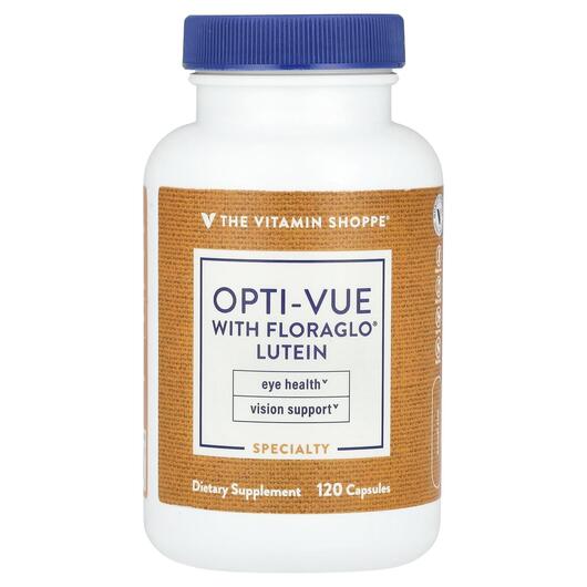 Основное фото товара Opti-Vue with FloraGLO Lutein Основное фото товара TheVitaminShoppe, Лютеин, Opti-Vue with FloraGLO Lutein, 120 капс
