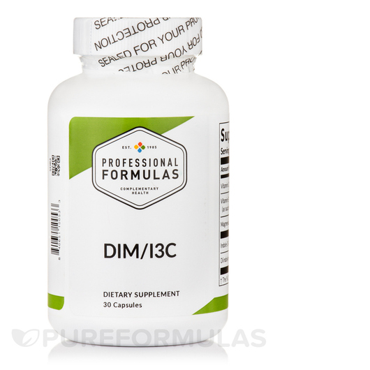 Основное фото товара DIM/I3C Основное фото товара Professional Formulas, Дииндолилметан, DIM/I3C, 30 капсул