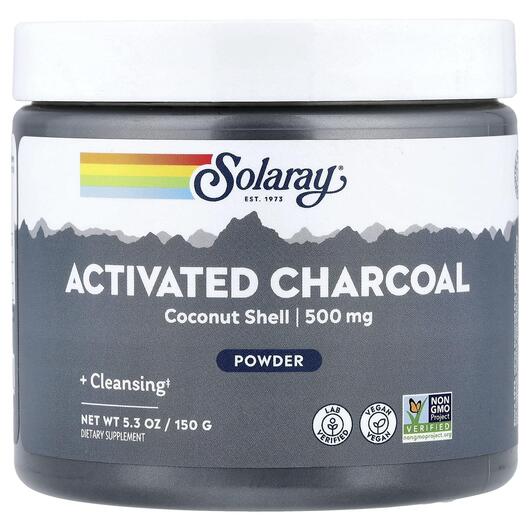 Основное фото товара Activated Coconut Charcoal Powder 500 mg Основное фото товара Activated Coconut Charcoal Powder 500, Активированный уголь 500 м
