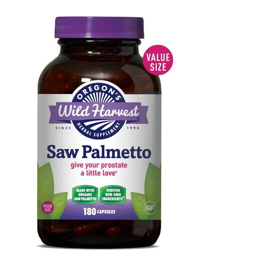 Основне фото товара Oregon's Wild Harvest, Saw Palmetto, Со Пальметто, 180 капсу