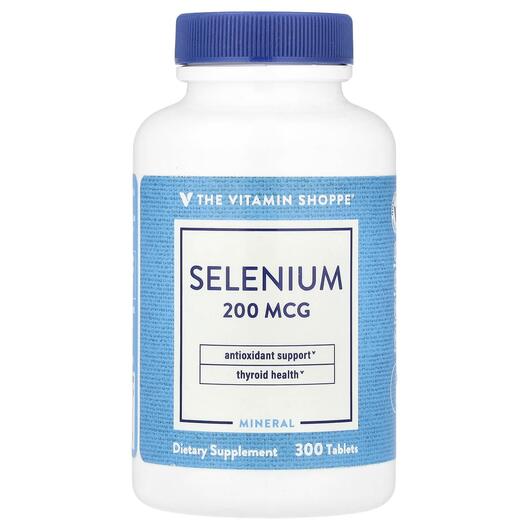 Основное фото товара Selenium Основное фото товара TheVitaminShoppe, Селен, Selenium, 300 таблеток