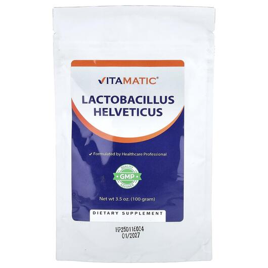 Основне фото товара Lactobacillus Helveticus Основне фото товара Vitamatic, Lactobacillus Helveticus, Лактобактерії, 100 г