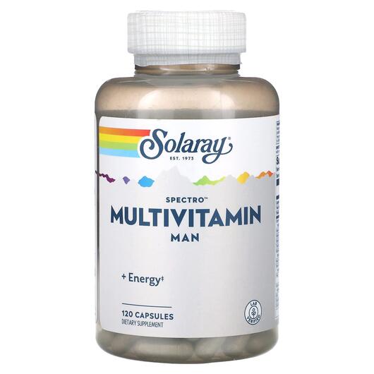 Основное фото товара Spectro Multivitamin Man Основное фото товара Solaray, Мультивитамины, Spectro Multivitamin Man, 120 капсул