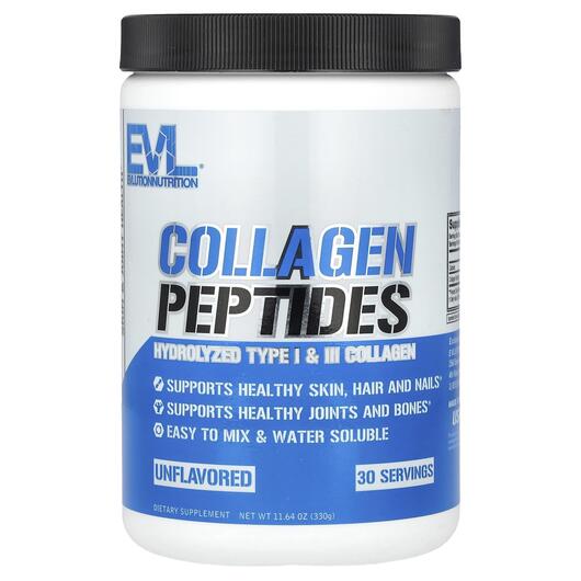 Основне фото товара Collagen Peptides Unflavored 1 Основне фото товара Collagen Peptides Unflavored 1, Колагенові пептиди, 330 г