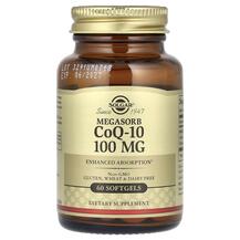 Megasorb CoQ-10 100 mg Мегасорб Q-10 100 мг Solgar Megasorb CoQ-10 100 mg Мегасорб Q-10 100 мг Solgar