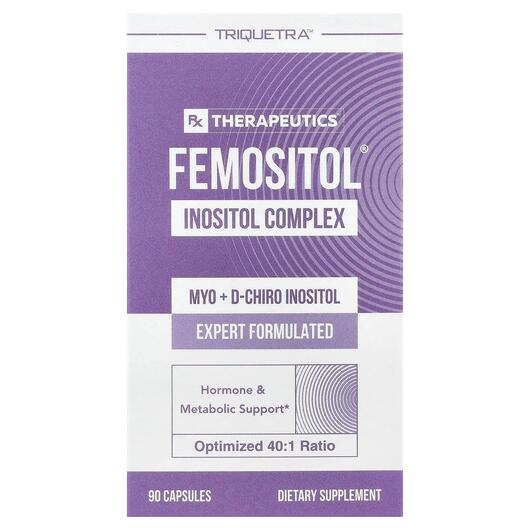 Основне фото товара Femositol Inositol Complex Основне фото товара Femositol Inositol Complex, Вітамін B8 Інозитол, 90 капсул