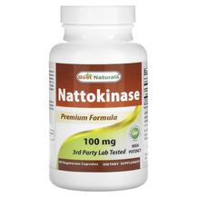 Nattokinase 100 mg Наттокиназа Best Naturals 90 капсул Nattokinase 100 mg Наттокиназа Best Naturals 90 капсул