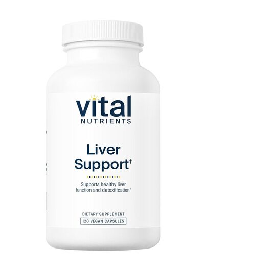 Основное фото товара Liver Support Основное фото товара Vital Nutrients, Поддержка печени, Liver Support, 120 капсул