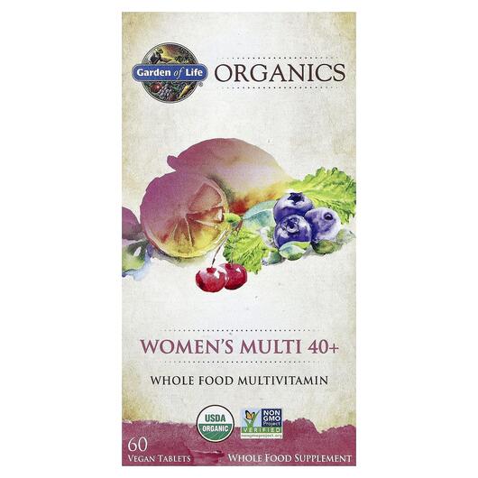 Основное фото товара MyKind Organics Women's Multi 40+ Основное фото товара Витамины для женщин, MyKind Organics Women's Multi 40+, 60 т