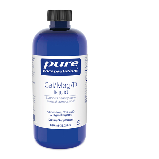 Основне фото товара Cal/Mag/D Liquid Основне фото товара Pure Encapsulations, Cal/Mag/D Liquid, Кальцій Магній, 480 мл