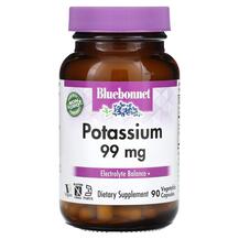 Potassium 99 mg Калий Bluebonnet Nutrition 90 капсул