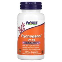 Pycnogenol 30 mg Пикногенол 30 мг NOW Foods 60 капсул