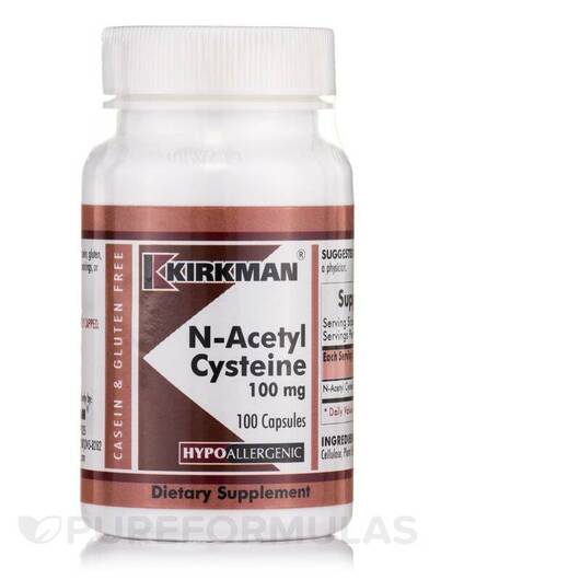 Основне фото товара N-Acetyl Cysteine 100 mg Hypoallergenic Основне фото товара N-Acetyl Cysteine 100 mg Hypoallergenic, N-ацетилцистеїн, 100 кап