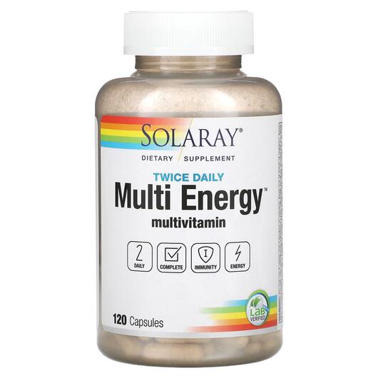 Основне фото товара Twice Daily Multi Energy Multivitamin Основне фото товара Twice Daily Multi Energy Multivitamin, Мультивітаміни, 120 капсул