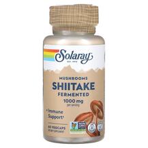 Гриби Шиїтаке Fermented Shiitake Mushrooms 500 mg Solaray
