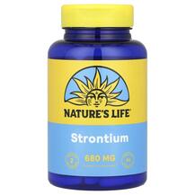 Strontium 680 mg 60 Стронций 680 мг Natures Life Strontium 680 mg 60 Стронций 680 мг Natures Life