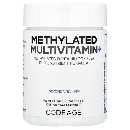 Основное фото товара Methylated Multivitamin+ Основное фото товара CodeAge, Мультивитамины, Methylated Multivitamin+, 90 капсул