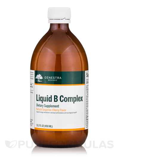 Основне фото товара Liquid B Complex Natural Tangerine-Cherry, B-комплекс, 450 мл