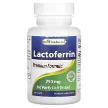 Лактоферрин Lactoferrin 250 mg Best Naturals 60 капсул