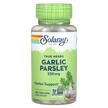 Фото товару True Herbs Garlic Parsley 530 mg Фото товару Solaray, Garlic Parsley 530 mg, Екстракт Часнику, 100 капсул