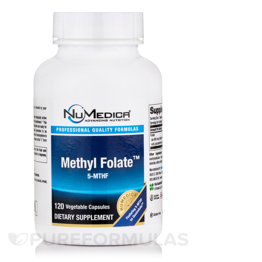 Основне фото товара Methyl Folate 5-MTHF Основне фото товара NuMedica, Methyl Folate 5-MTHF, Метилфолат, 120 капсул