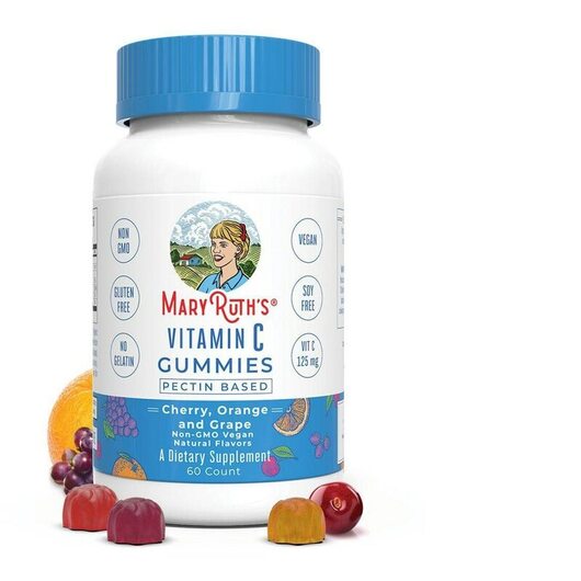 Основне фото товара Vitamin C Gummies Cherry Orange and Grape Flavor Основне фото товара Vitamin C Gummies Cherry Orange and Grape Flavor, Вітамін C, 60 C
