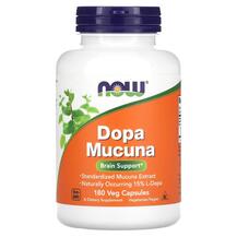 Мукуна Dopa Mucuna NOW Foods 180 капсул