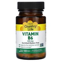 Вітамін B6 100 мг Vitamin B6 100 mg Country Life Вітамін B6 100 мг Vitamin B6 100 mg Country Life