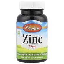 Zinc 15 mg Глюконат Цинка Carlson 250 таблеток Zinc 15 mg Глюконат Цинка Carlson 250 таблеток