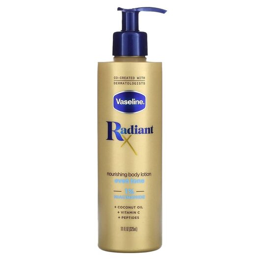 Основное фото товара RadiantX Nourishing Body Lotion Основное фото товара Vaseline, Лосьон для тела, RadiantX Nourishing Body Lotion, 325 м