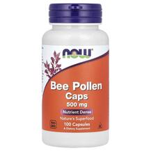 Бджолиний пилок 500 мг Bee Pollen Caps 500 mg NOW Foods