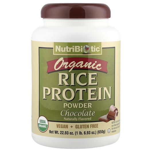 Основное фото товара Raw Organic Rice Protein Chocolate 6 Основное фото товара Рисовый протеин, Raw Organic Rice Protein Chocolate 6, 650 г