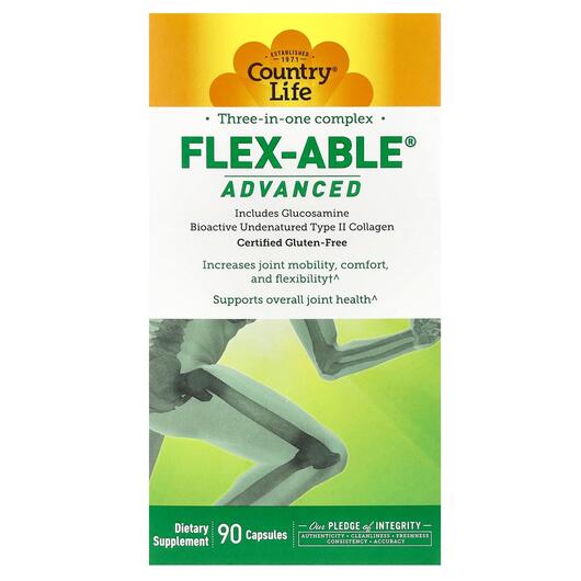 Основное фото товара Flex Able Advanced Includes Glucosamine Bioactive Type II Collagen Основное фото товара Flex Able Advanced Includes Glucosamine Bioactive Type, Коллаген,