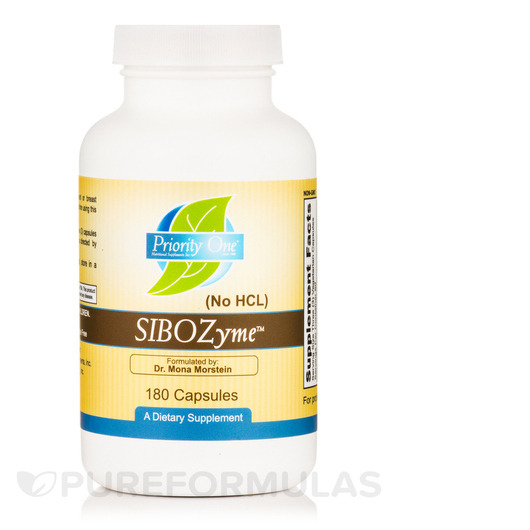 Основное фото товара SIBOZyme No HCL Основное фото товара Priority One, Ферменты, SIBOZyme No HCL, 180 капсул