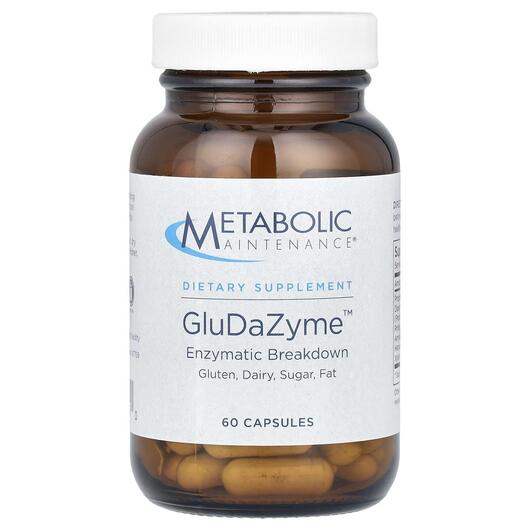 Основное фото товара GluDaZyme 500 mg Основное фото товара Metabolic Maintenance, Ферменты, GluDaZyme 500 mg, 60 капсул