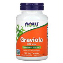 Graviola 500 mg Гравиола 500 мг NOW Foods 100 капсул Graviola 500 mg Гравиола 500 мг NOW Foods 100 капсул