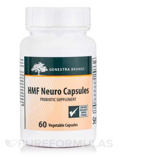 Основне фото товара HMF Neuro Основне фото товара Genestra, HMF Neuro, Підтримка мозку, 60 капсул