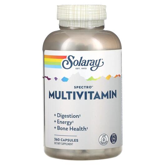 Основне фото товара Spectro Multivitamin Iron Free Основне фото товара Solaray, Spectro Multivitamin Iron Free, Мультивітаміни, 360 капс