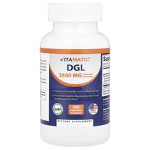 Лакриця DGL Vitamatic 200 капсул