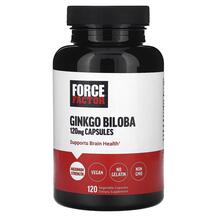 Ginkgo Biloba 120 mg Гинкго Билоба Force Factor 120 капсул