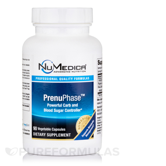 Основное фото товара NuMedica, Поддержка уровня сахара, PrenuPhase, 90 капсул