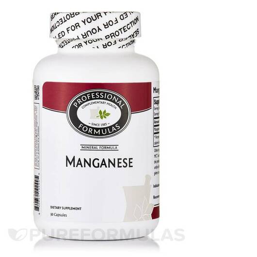 Основное фото товара Professional Formulas, Марганец, Manganese, 180 капсул