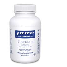 Стронцій Strontium citrate Pure Encapsulations 90 капсул Стронцій Strontium citrate Pure Encapsulations 90 капсул