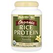 Фото товара Raw Organic Rice Protein Vanilla 1 Фото товара Рисовый протеин, Raw Organic Rice Protein Vanilla 1, 600 г