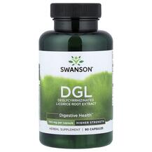 Лакриця DGL High Potency 700 mg Swanson 90 капсул