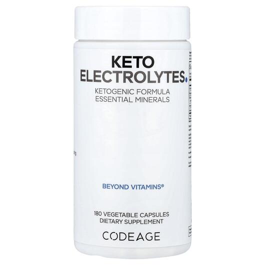 Основне фото товара Keto Electrolytes Ketogenic Formula Основне фото товара CodeAge, Keto Electrolytes Ketogenic Formula, Електроліти, 180 ка