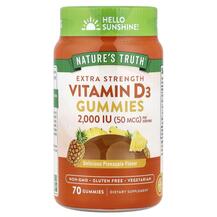 Vitamin D3 50 mcg Gummies Жевательный D3 Nature's Truth