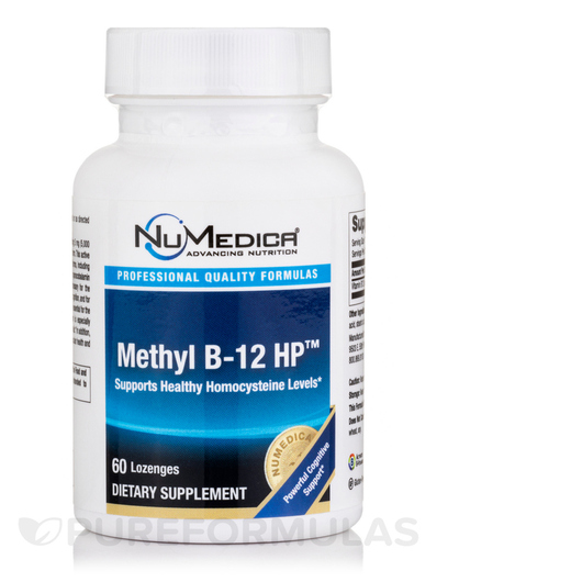Основное фото товара Methyl B-12 HP Основное фото товара NuMedica, Витамин B12 Кобаламин, Methyl B-12 HP, 60 таблеток