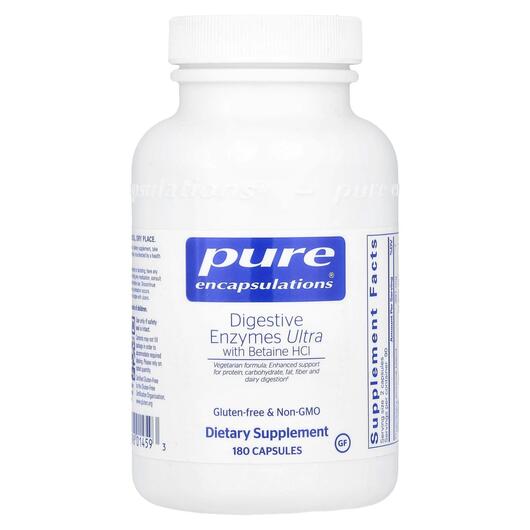 Основне фото товара Digestive Enzymes Ultra with Betaine HCL Основне фото товара Digestive Enzymes Ultra with Betaine HCL, Ферменти, 180 капсул
