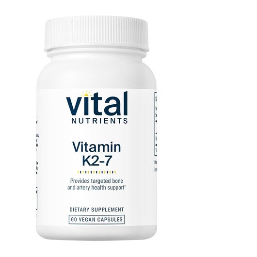 Основное фото товара Vital Nutrients, Витамин K2, K2-7, 60 капсул